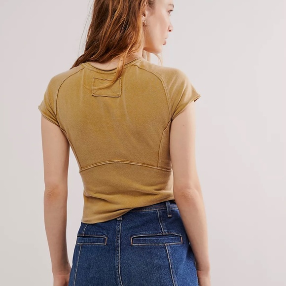 We The Free Tan Short Sleeve Tee - Picture 5 of 5